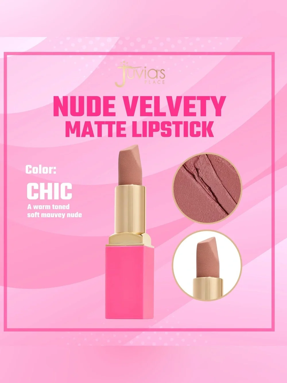 💝NEW Juvia's Place Chic Nude Velvety Matte Lipstick💝